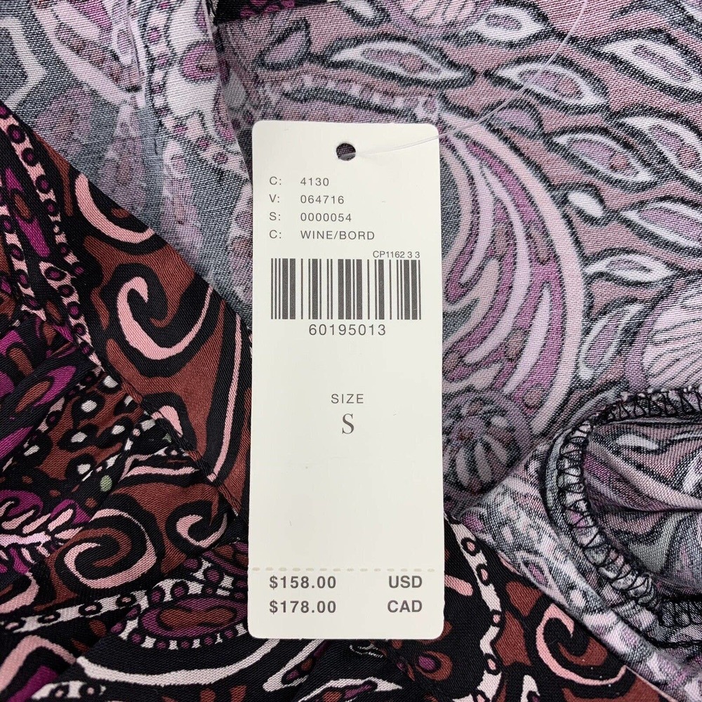 Maeve Anthropologie Midi Dress Paisley Tiered S Boho Cottagecore Prairie Artsy - Picture 6 of 8